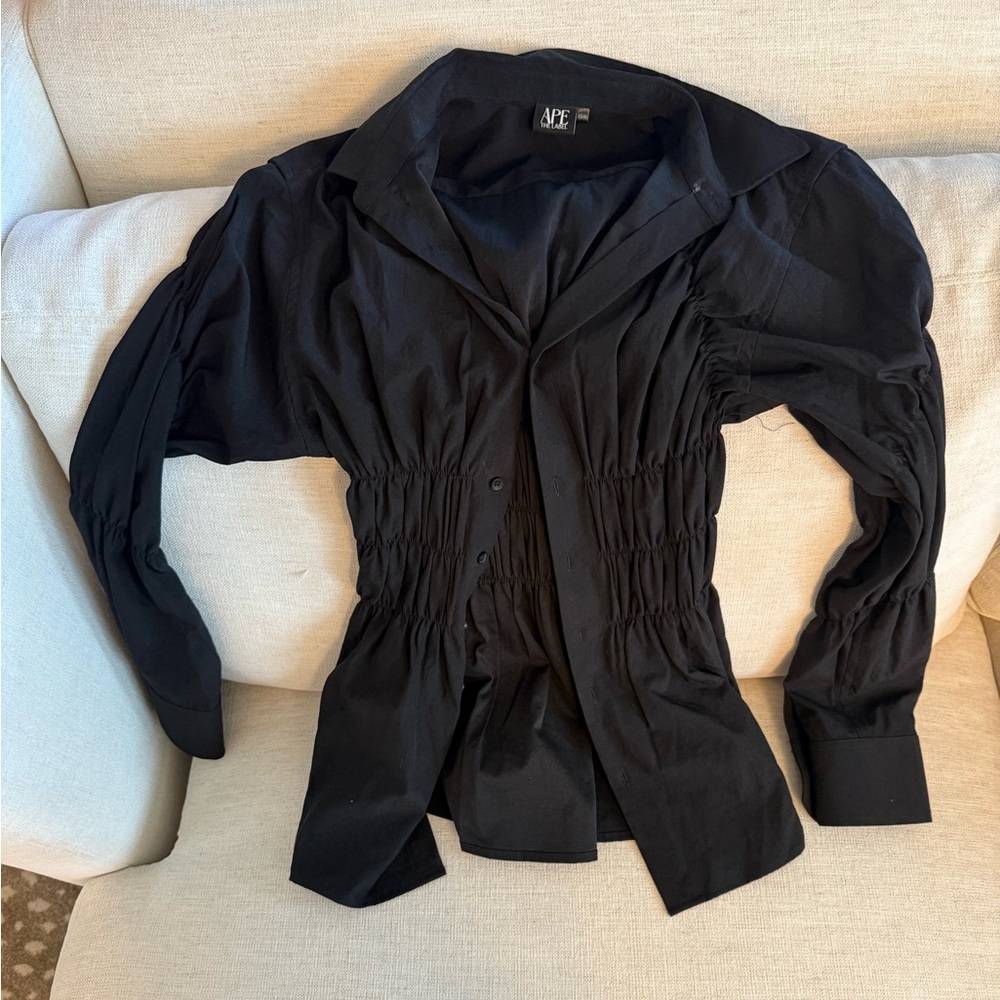 Ape the label button down shirt